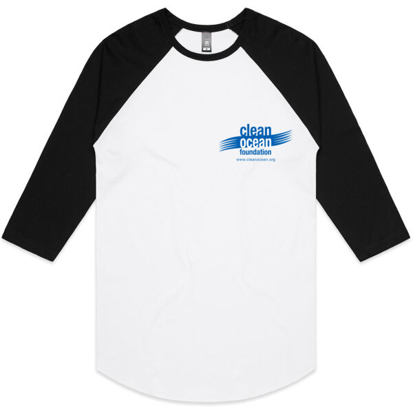 Clean Ocean 3/4 Sleeve Unisex Tee Thumbnail